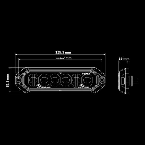 Dark Knight Strobe Light Duo 6 LED - Image 5
