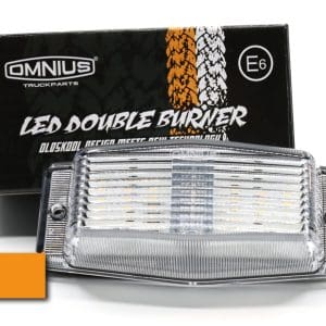 Omnius full LED Double Burner Amber (clear lens)