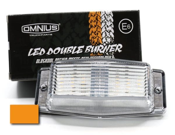 Omnius full LED Double Burner Amber (clear lens)