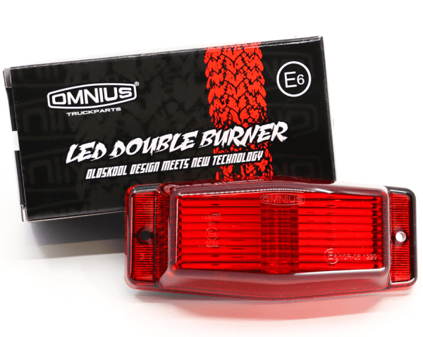 Omnius full LED Double Burner Red (red lens)